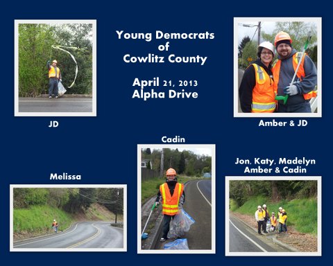 Young Democrats Adopt-a-Road Event
