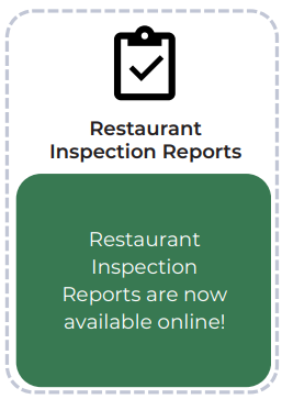 Restaurant Inspections Button
