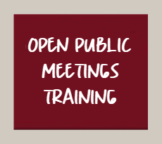 Open Public Mtgs Training
