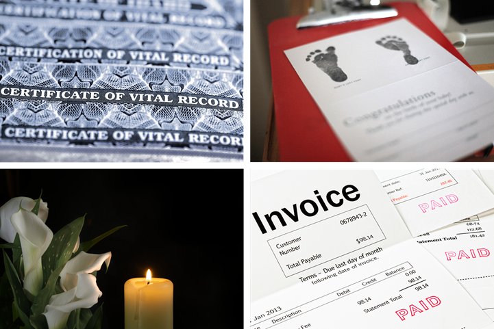 Administration, Vital Records