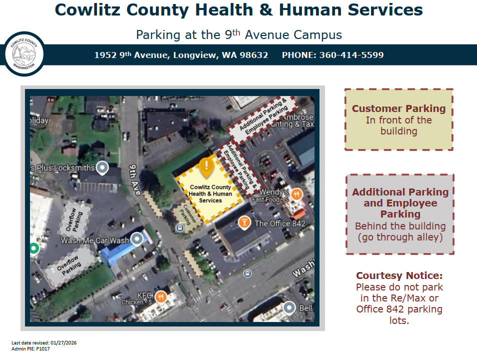 Parking Map Main Campus